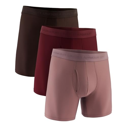 Under Armour Men's Ua Performance Tech Mesh-Mod 6 in 3pk,Sierra Taupe