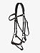 LeMieux Arika Drop Bridle - Black/Silver - Full
