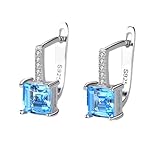 ASIORI Modische Ohrringe for Damen – Himmelblauer Topas-Edelstein-Ohrstecker for Damen aus massivem 925er-Sterlingsilber, Mode-Großhandel, Schmuck, Hochzeitsgeschenk
