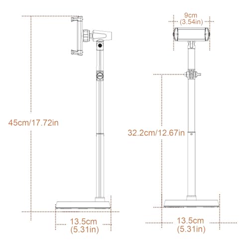 Support de téléphone bureau réglable universel extensible pour smartphone