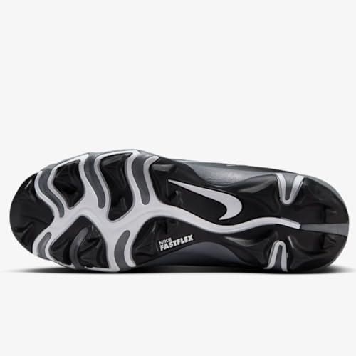 Image of Nike Hyperdiamond 4 Keystone Women's Softball Cleats (CZ5918-007, Black /White-Cool Grey-Volt)