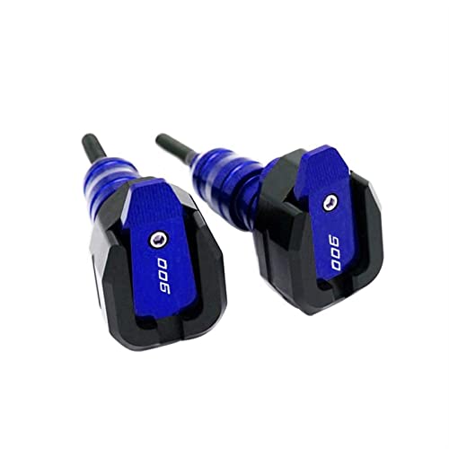 Protection cadre Kawasaki Z900 2017-2019 roulettes de protection carénage bleu