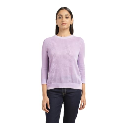 Image of Levi's Women Polyester Round Neck Sweater