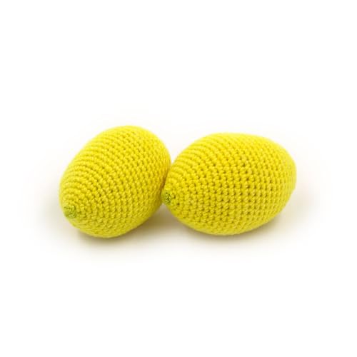 Pets & People Co. Crochet Lemon Plush Toy (Set of 2) | Squeaky Dog Toys | Perfect Chew Toy for Small Dog Breeds (Shih Tzu, Mini Poodle) (B0CV4DTC77) Amazon Price History, Amazon Price Tracker