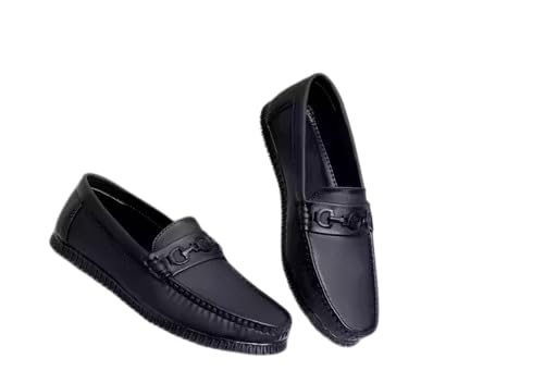 Men’s Black Synthetic Leather Loafers | Stylish Slip-On Casual & Formal Shoes with Comfort Sole Shoe - Review, Price and Buying Guide