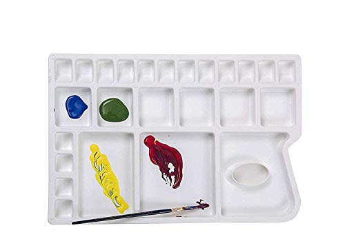 Paleta de pintura para mezclar acrílico, aceite y acuarela para artistas, estudiantes y niños Cover
