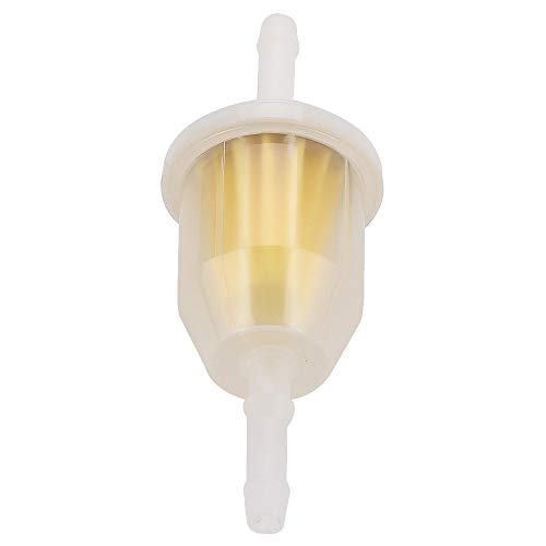 Alonegoer 1/4" Gas Inline Fuel Filters [30 Micron] Small Engine Fuel Filter Replacement For Snowblower Go-Kart Atv Utv Dirt Bike Motorcycle Lawn Mower Tractor John Deere 25-050-22-S Am116304 #TOP3