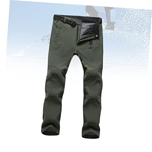 INOOMP Calça De Moletom De Lã Masculina Calça De Ginástica Masculina Calça De Moletom Plus Size Calç