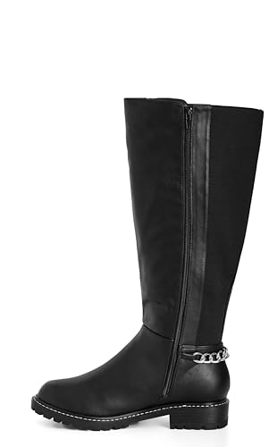 City Chic Women's Knee-Boot Serene High3