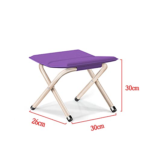 Chaise pliante de camping violette taille S pour extérieur et plage - 7