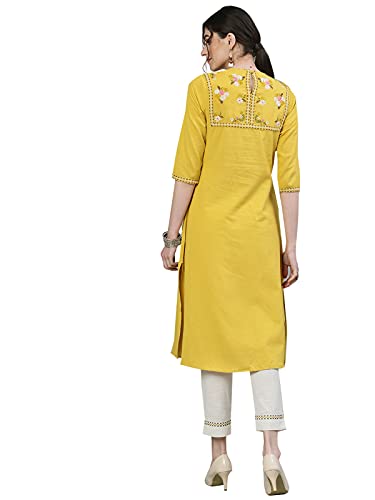 Image of ishin Women's Rayon Burgundy Embellished A-Line Kurta set With Skirt