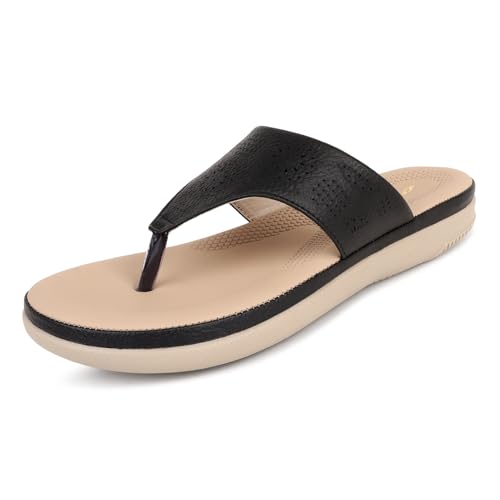 Image of TRASE Slippers for Women Stylish Flat | Lightweight Comfortable Slip-On Sandals for Women | Ladies Footwear for All Day Comfort