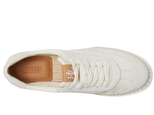 Image of Lauren Ralph Lauren Women's Luize Canvas and Suede Espadrille Sneakers