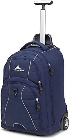 High Sierra Freewheel Wheeled Laptop Backpack, True Navy, 20.5 x 13.5 x 8-Inch