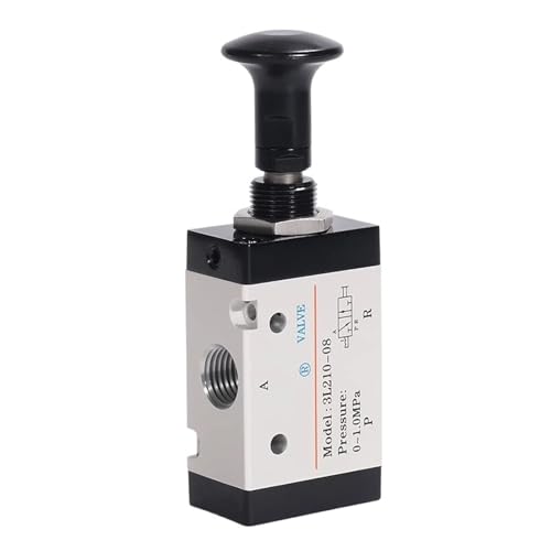 Vanne push-pull 4L210-08 de commande manuelle pneumatique