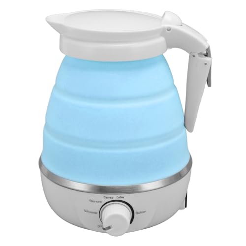Luqeeg Tetera Eléctrica Plegable de Viaje 600ml miniatura 1