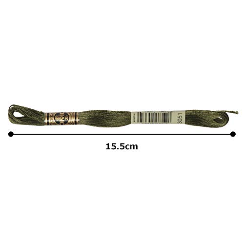 Image of DMC 6-Strand Embroidery Cotton Floss, Dark Green Grey