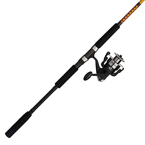 Ugly Stik Bigwater Spinning Reel and Fishing Rod Combo, Blac...