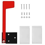 TonGass Metal Mailbox Flag Replacement for Wall-Mount and Post-Mount Mailboxes Carbon Steel Professional Mailbox Flag Replacement Kit Red Mailbox Flag for Metal, Brick, Stone, Wood and All Other Surfaces