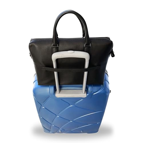Image of Laptop Bag Multiple Compartment & Pockets 100% Genuine Leather - Briefcase for Men and Women, Travel Messenger Bag
