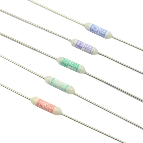Fusible thermique 150°C 1A 250V coupure axiale SM150B0 pour petit électroménager