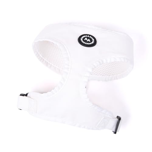 Angie and Allie Organic Cotton Dog Harness,No Pull Pet Harness with Leash D-Ring,Adjustable Soft Padded Dog Vest,Comfortable,Sustainable,Breathable and Stylish for Your Canine Companion