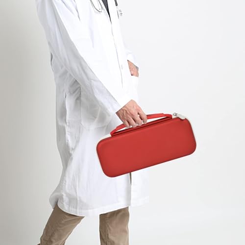 Image of Stethoscope Case for 3M Littmann Classic III /Cardiology IV, PinkRed | for MDF Acoustica Stethoscopes, for Nurses, Doctors, Nursing School Essentials, Students, Clinic, EMS, Travel, Hard Bag Only