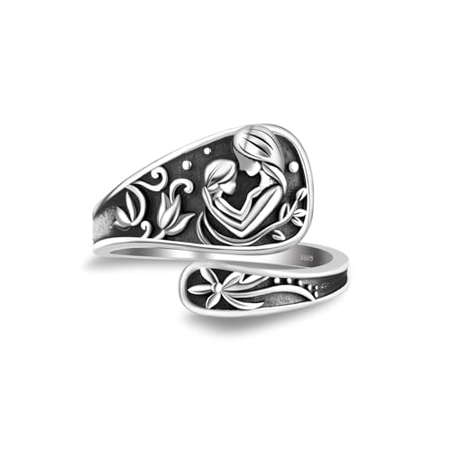Bague ajustable argent 925 victorienne résolvant les erreurs de taille