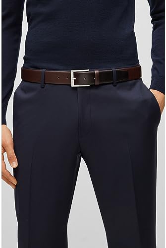 BOSS Herren Erron_sz35 G rtel, Dark Brown203, 90 EU – Ansicht 4
