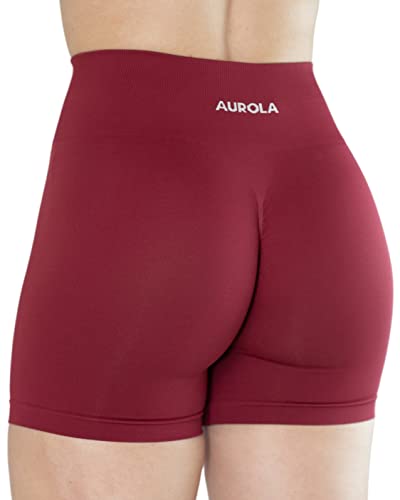 Image of AUROLA Dream Collection Women Workout Shorts High Waist Gym Shorts, Scrunch Butt Seamless Athletic Shorts