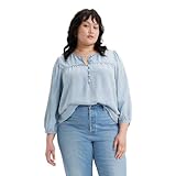 PL HALSEY BLOUSE LIGHT INDIGO - FLAT FINISH