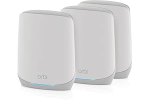 Get Connected with NETGEAR Orbi Tri-Band Wi-Fi 6 Mesh System RBK763S