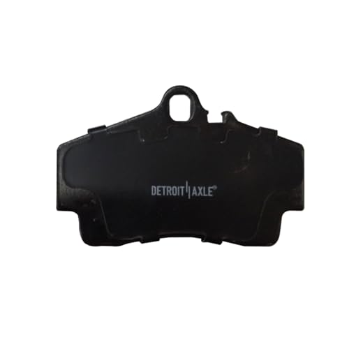 Image of Detroit Axle - Rear Brake Pads for 99-08 Porsche 911, 97-12 Boxster, 06-12 | Cayman, Ceramic Brake Pads 1997 1998 1999 2000 2001 2002 2003 2004 2005 2006 2007 2008 2009 2010 2011 2012 Replacement