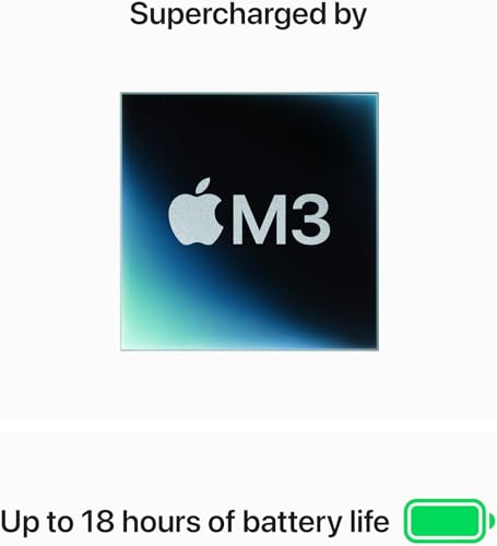 Image of Apple 2024 MacBook Air with M3 Chip 8-Core CPU /10-Core GPU, 15.3-inch, 8GB RAM, 512GB SSD, Space Gray (Renewed Premium)