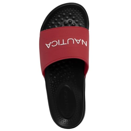 Image of Nautica Men's Athletic Cushioned Casual Slip On Shower Pool Beach Slide Sandals