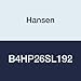 Eaton Hansen B4HP26SL192 Brass ISO-B Interchange Hydraulic Fitting, Sleeve Lock Socket with Valve, 1/2"-14 NPTF Female, 1/2" Body, EPDM Seal