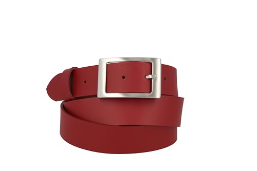 MGM Damen Basic Gürtel, Rot (Rot), 85