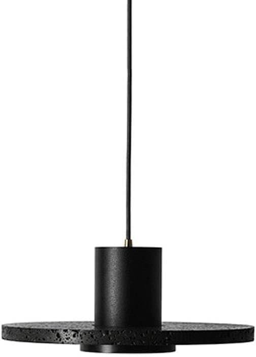 Suspension pierre et béton 33cm luminaire E27 vintage