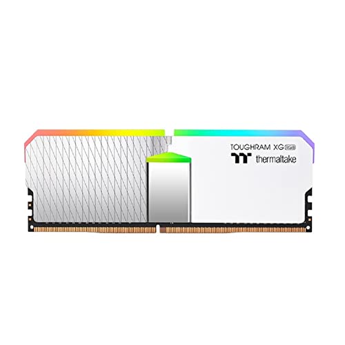 Image of Thermaltake TOUGHRAM XG RGB White DDR4 4400MHz 16GB (8GB x 2) 16.8 Million Color RGB Alexa /Razer Chroma /5V Motherboard Syncable RGB Memory RG06D408GX2-4400C19B