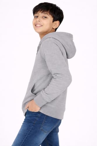 Image of ADBUCKS Unisex Fleece Cotton Zipper Sweatshirt with Hoodies for Boys and Girls