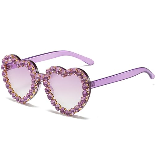 Lunettes de soleil coeur UV400 pour protéger les yeux avec style