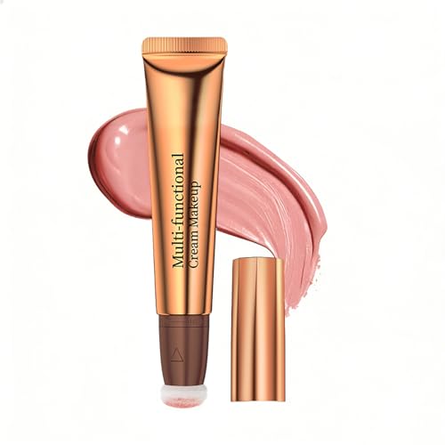 QIC Liquid Blush for Natural Matte Finish Multi-Use Blush Stick for Eyes Lips & Cheeks Nourishing & Long-Lasting (07 Nude Pink)