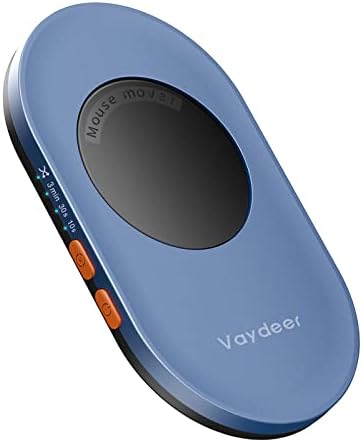 VAYDEER Ultra Slim Mouse Mover, Air 3 Jiggler with Adjustable Interval Timer, Undetectable & Noiseless, Simulates Realistic Mouse Movement, Driver-Free for Keeping The PC Active and Secure (Navy Blue)