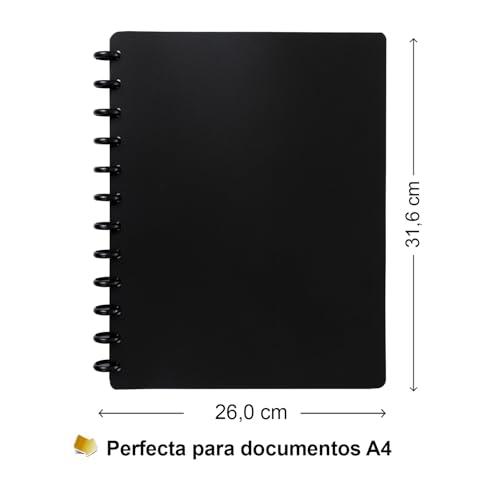 Grafoplás Segregator A4 z polipropylenu, czarny