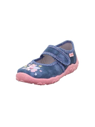 Superfit Mädchen Bonny Hausschuhe, Blau Pink 8070, 35 EU