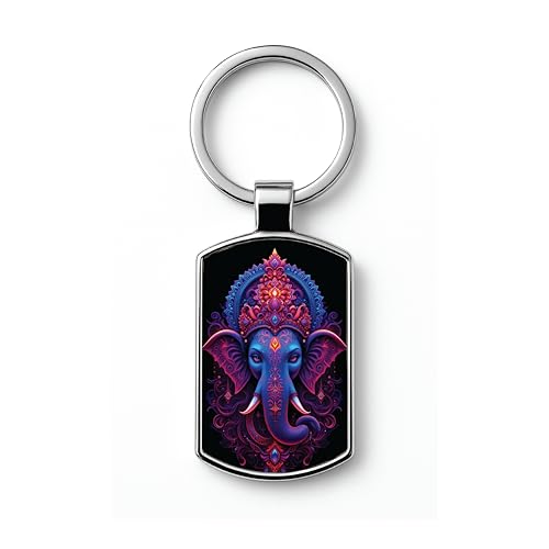 Image of Premium Printed Metal Keychain for Men & Women | High-Definition Artwork Print | Durable Key Ring for Car, Bike, Home & Office Keys | Stylish Decorative Key Holder Gift