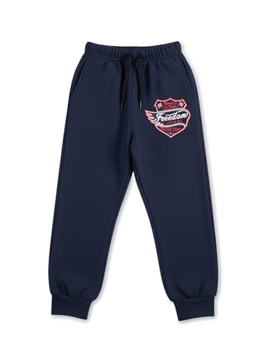 Image of Trampoline Cotton Trackpants for Kids Pack of 3 with Drawstrings & Ribbed Cuffs | Boys & Girls Joggers with Prints | Side Pockets Soft Waistband | Breathable & Stretchable Playwear