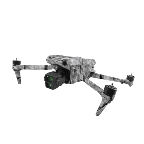 Image of MightySkins Carbon Fiber Skin Compatible with DJI Air 3 - Dead Wood | Protective, Durable Textured Carbon Fiber Finish | Easy to Apply, Remove, and Change Style