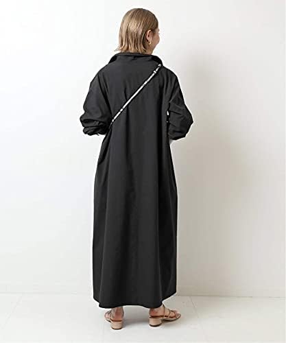 Amazon Co Jp スピック アンド スパン コードレーンオープンカラー ワンピース フリー ナチュラル 服 ファッション小物