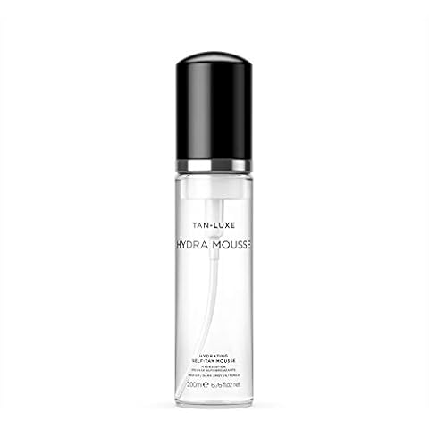 Tan Luxe HYDRA-MOUSSE Fake Tan Mousse, Dark (200 ml) Self Tanning Skin Care, Cruelty Free & Vegan Cover